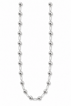 LONG POLISHED ORBIT NECKLACE