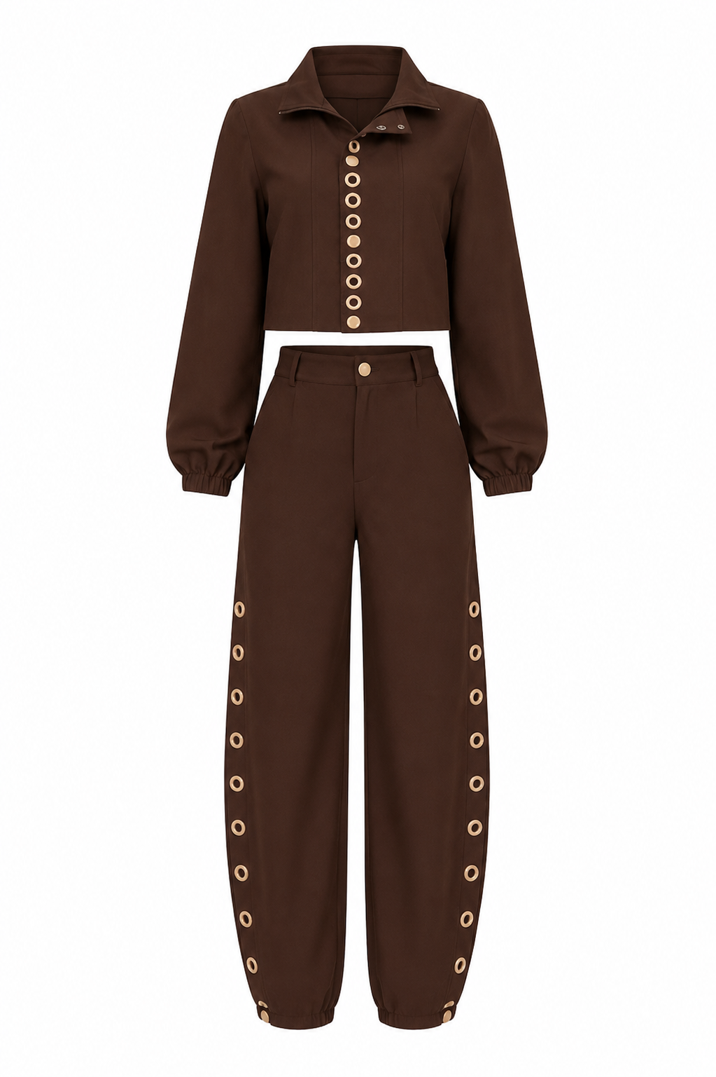 BUTTON DETAIL TWO-PIECE SET