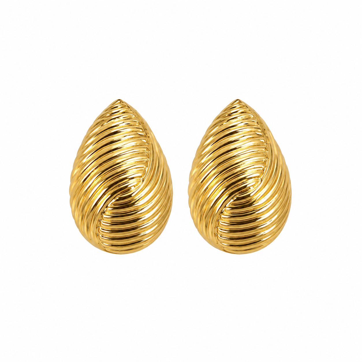 GOLDEN SWIRL EARRINGS