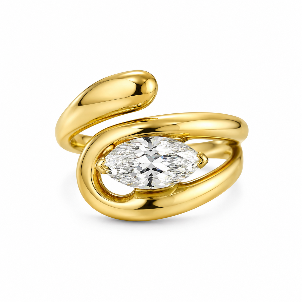 MARQUISE SCULPTURAL RING