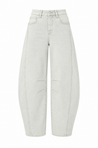 RISEN STRETCH BARREL JEANS