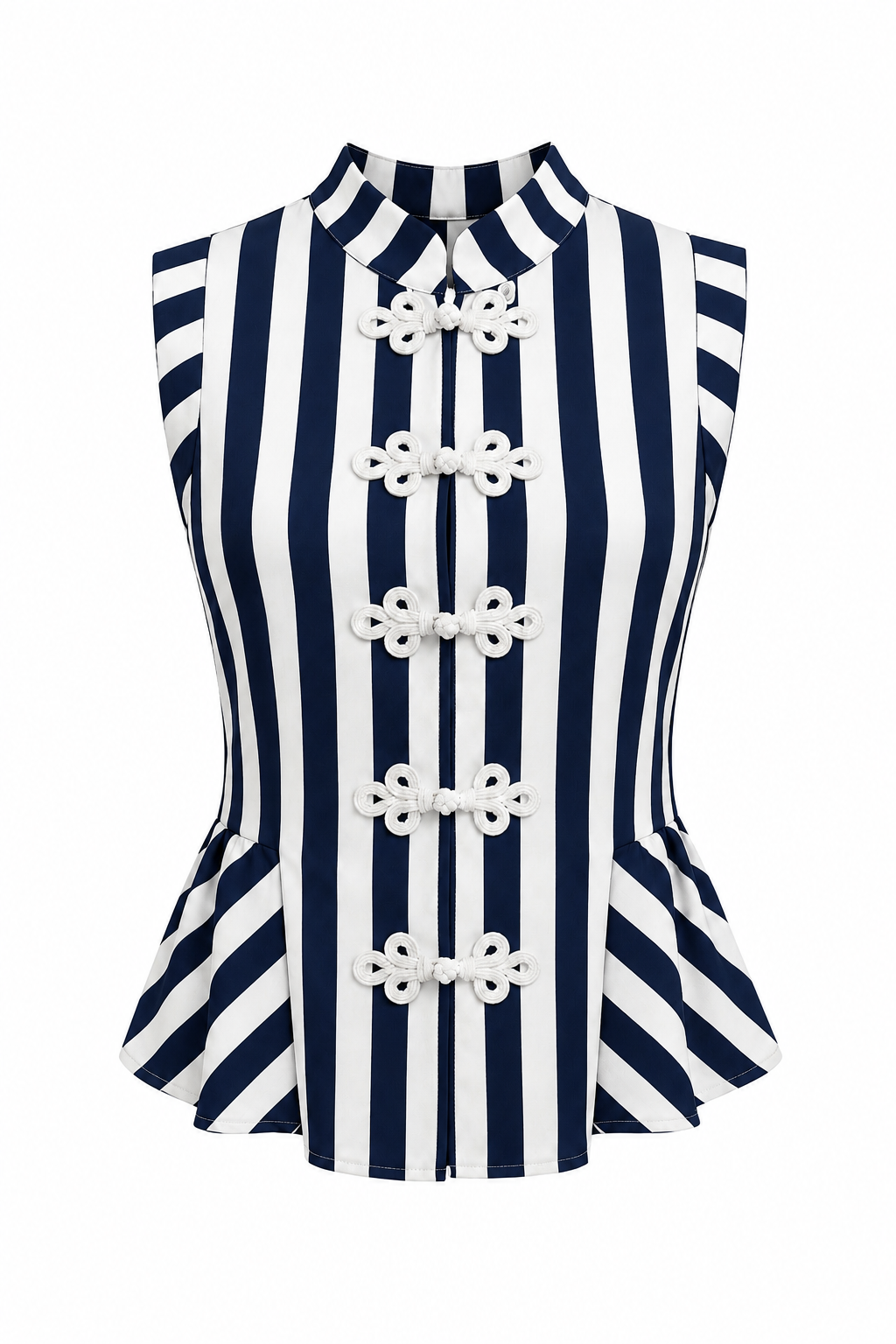 ORIENTAL PEPLUM TOP