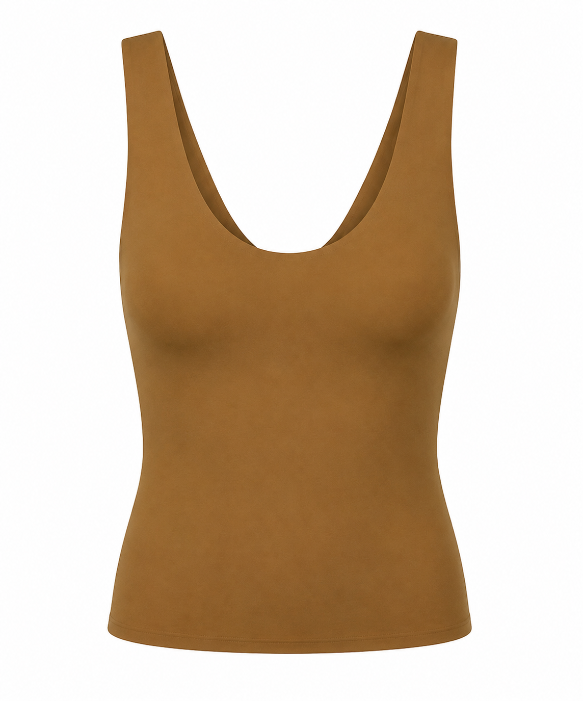 SCULPTED SCOOP NECK TANK TOP