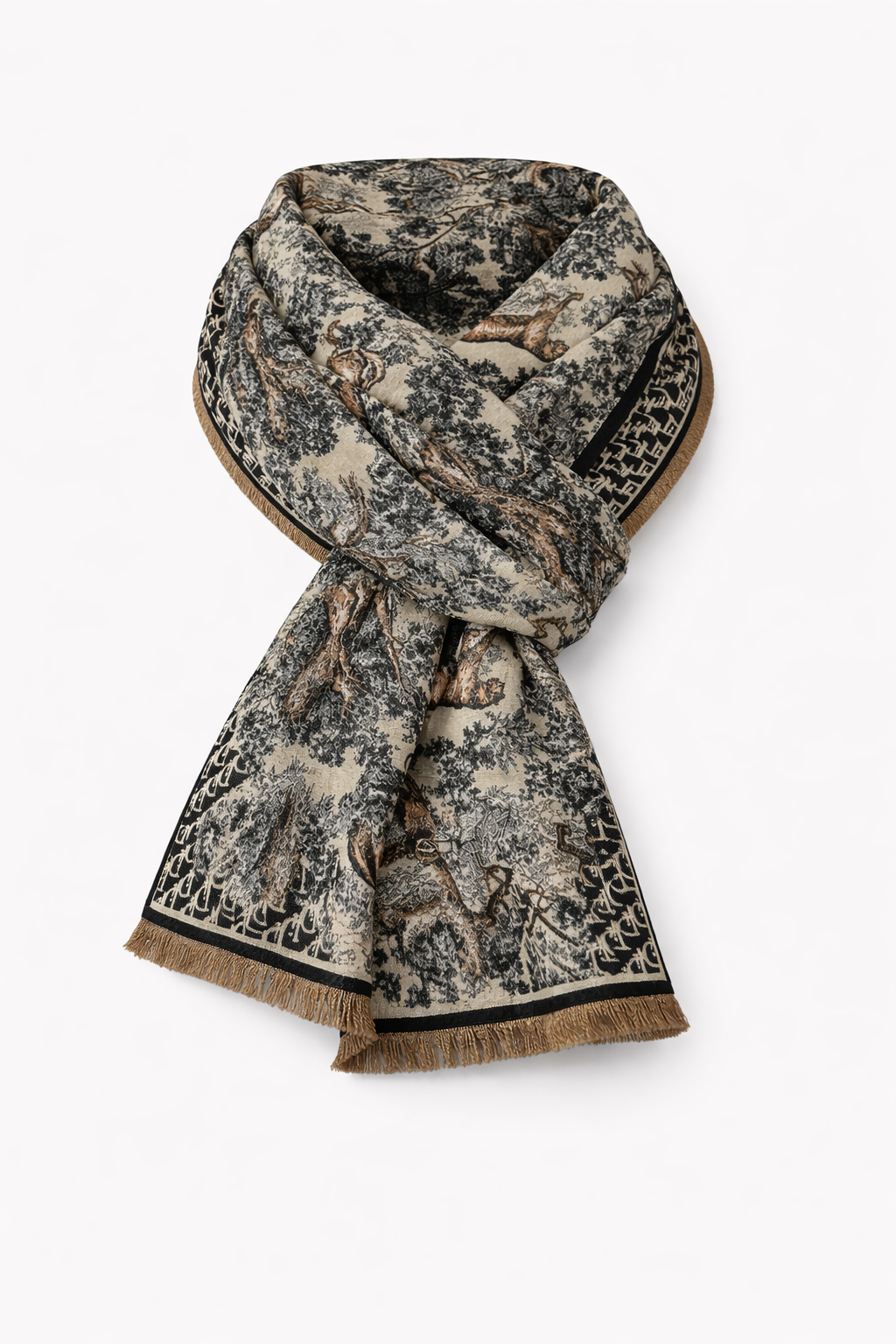 JUNGLE JACQUARD SCARF