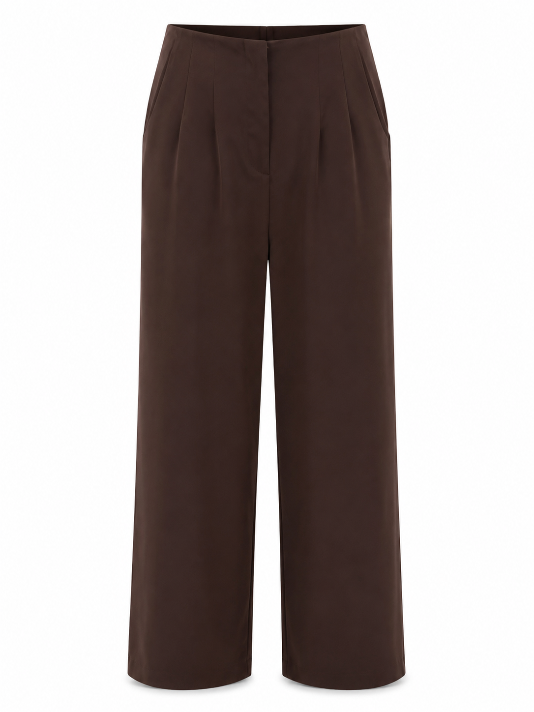 TAILORED PLEATED WIDE LEG PANTS