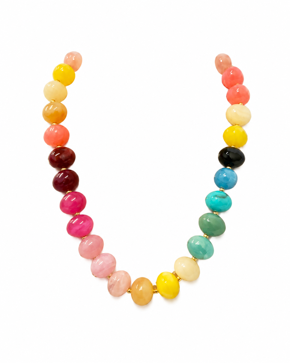 COLOR POP BEADED NECKLACE