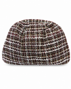 BORDEAUX TWEED CLUTCH
