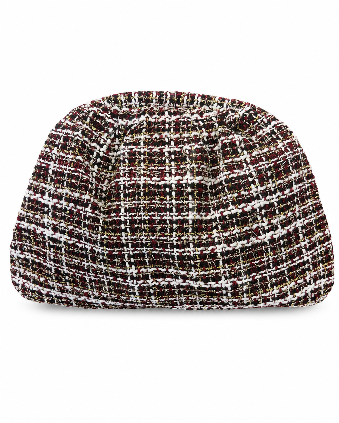 BORDEAUX TWEED CLUTCH
