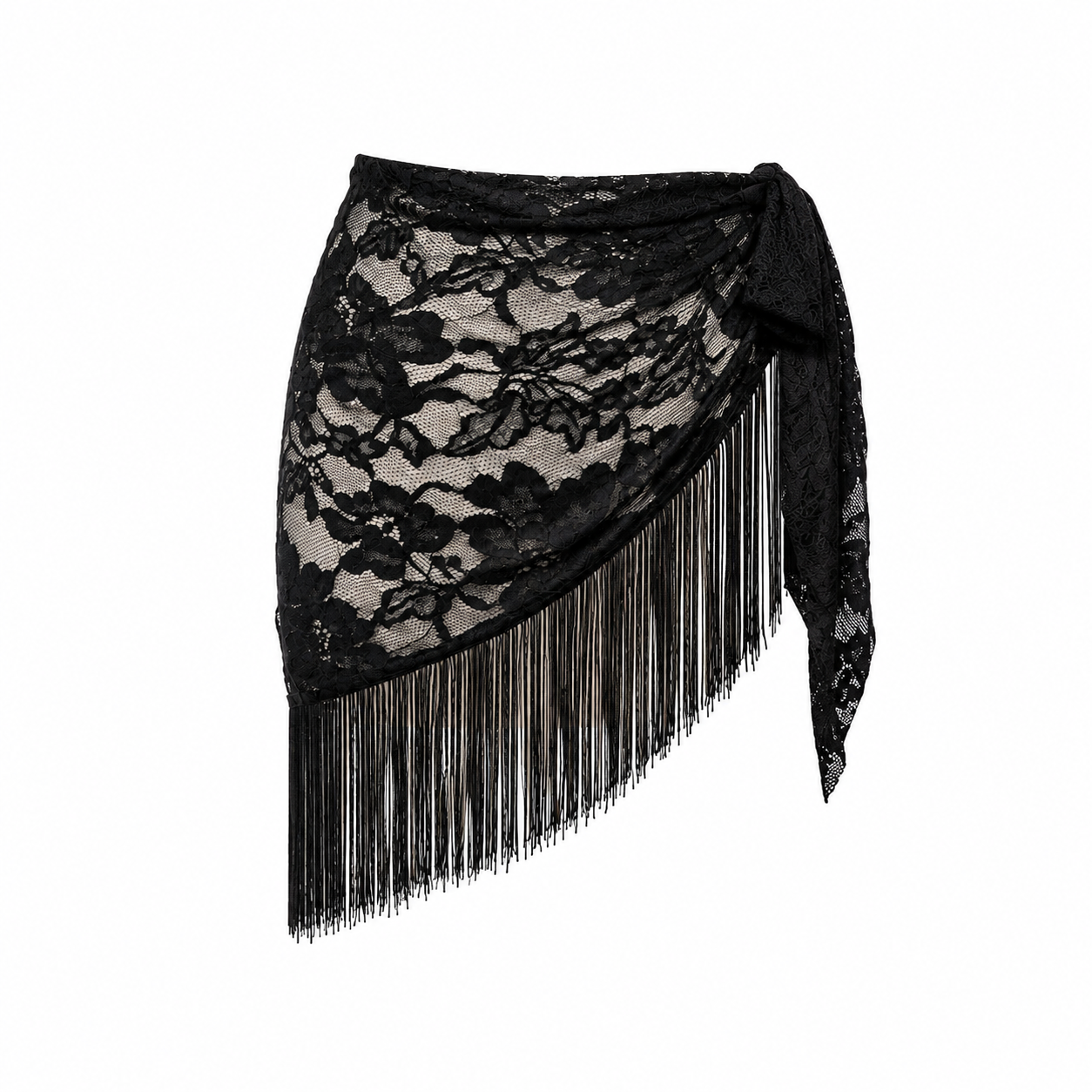 LACE FRINGE SARONG