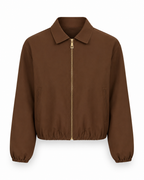 CHOCOLATE ZIP JACKET
