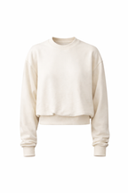 ESSENTIAL CROPPED SWEATER