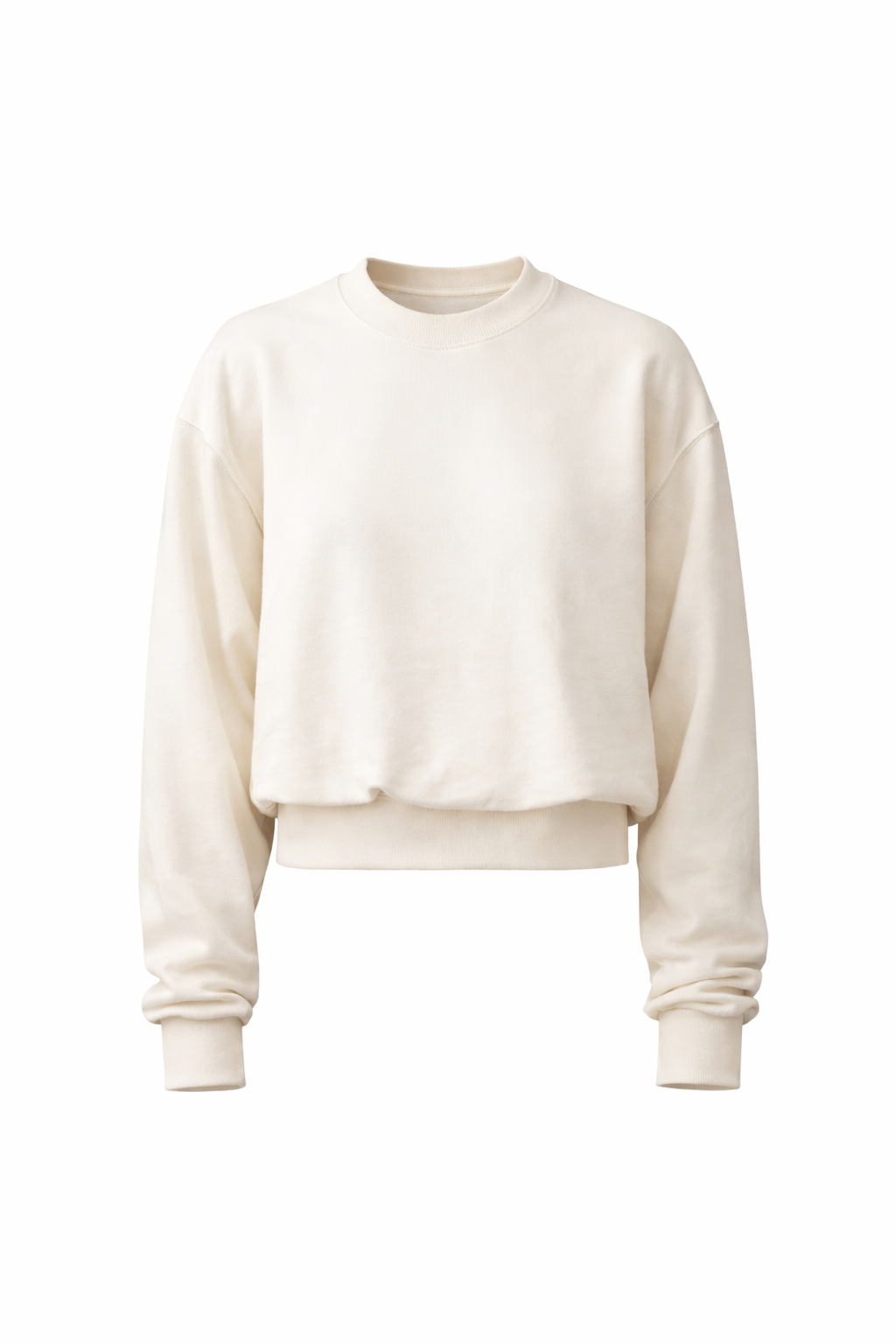 ESSENTIAL CROPPED SWEATER