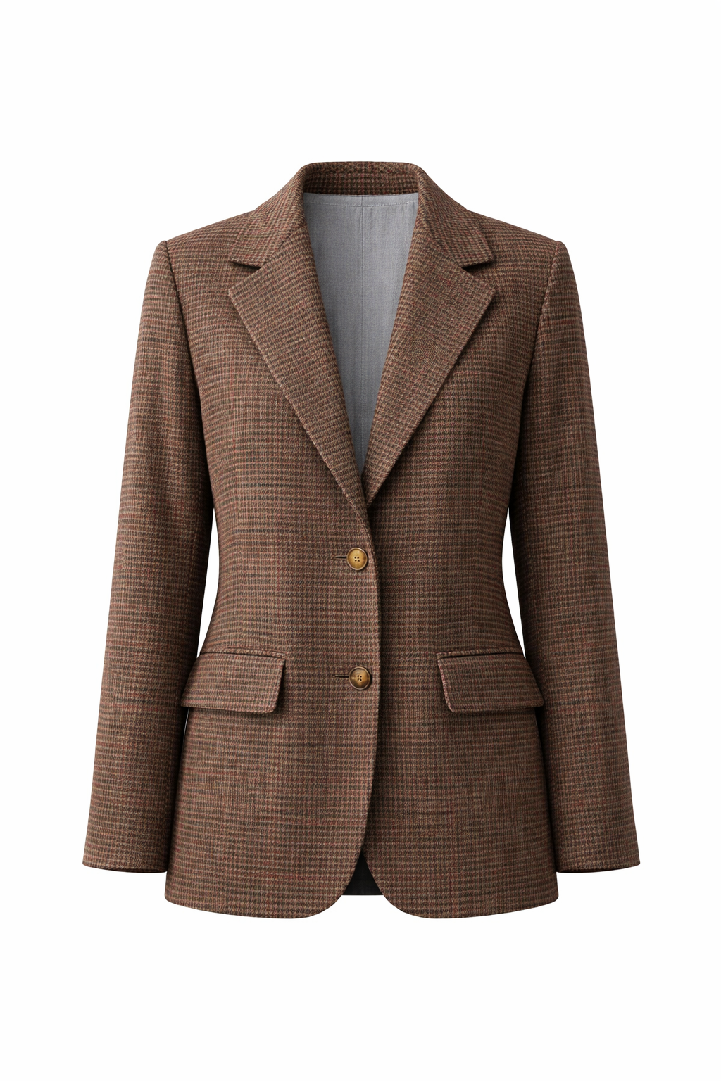 CLASSIC CHECKED BLAZER