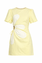 FLOWER DETAIL DRESS