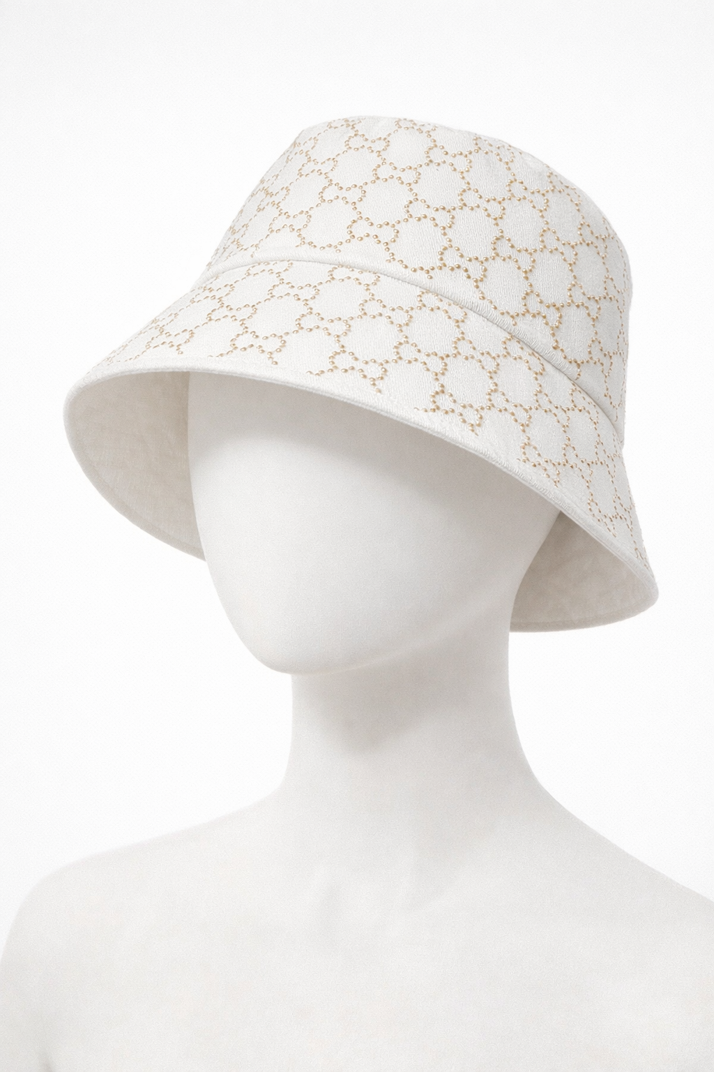 GOLDEN PATTERN BUCKET HAT