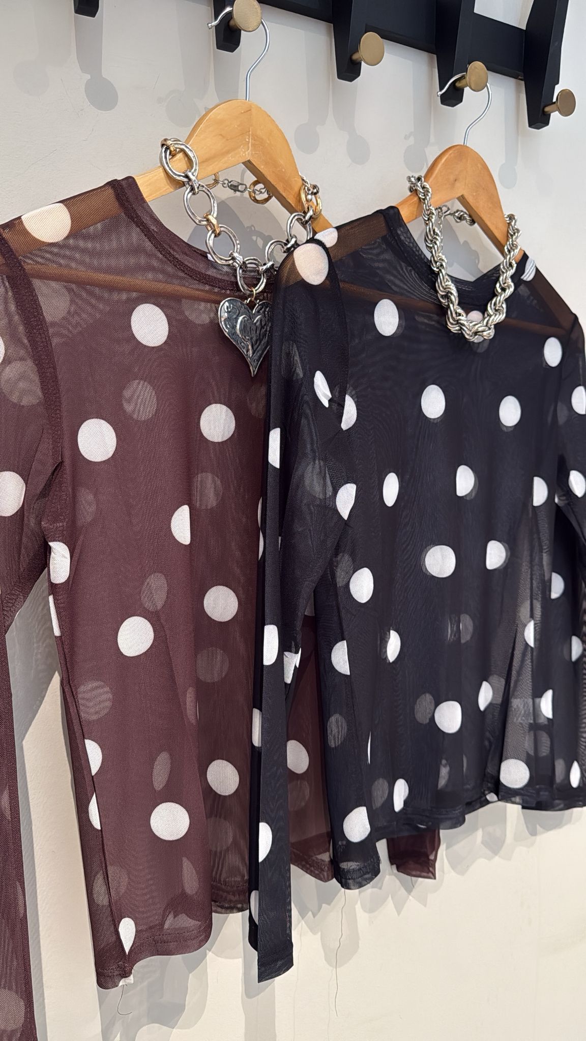 Dots Transparent Blouse