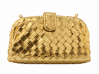 SAGE WOVEN CLUTCH BAG