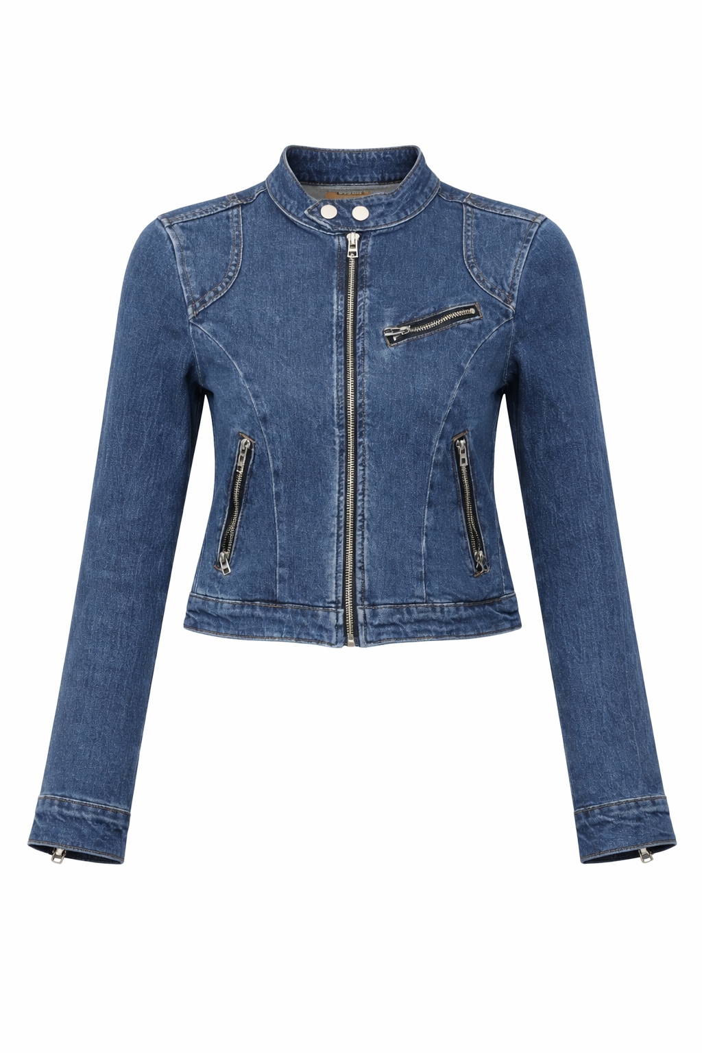 DENIM ZIP JACKET