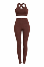 RIBBED SCULPT TWO PIECES SET