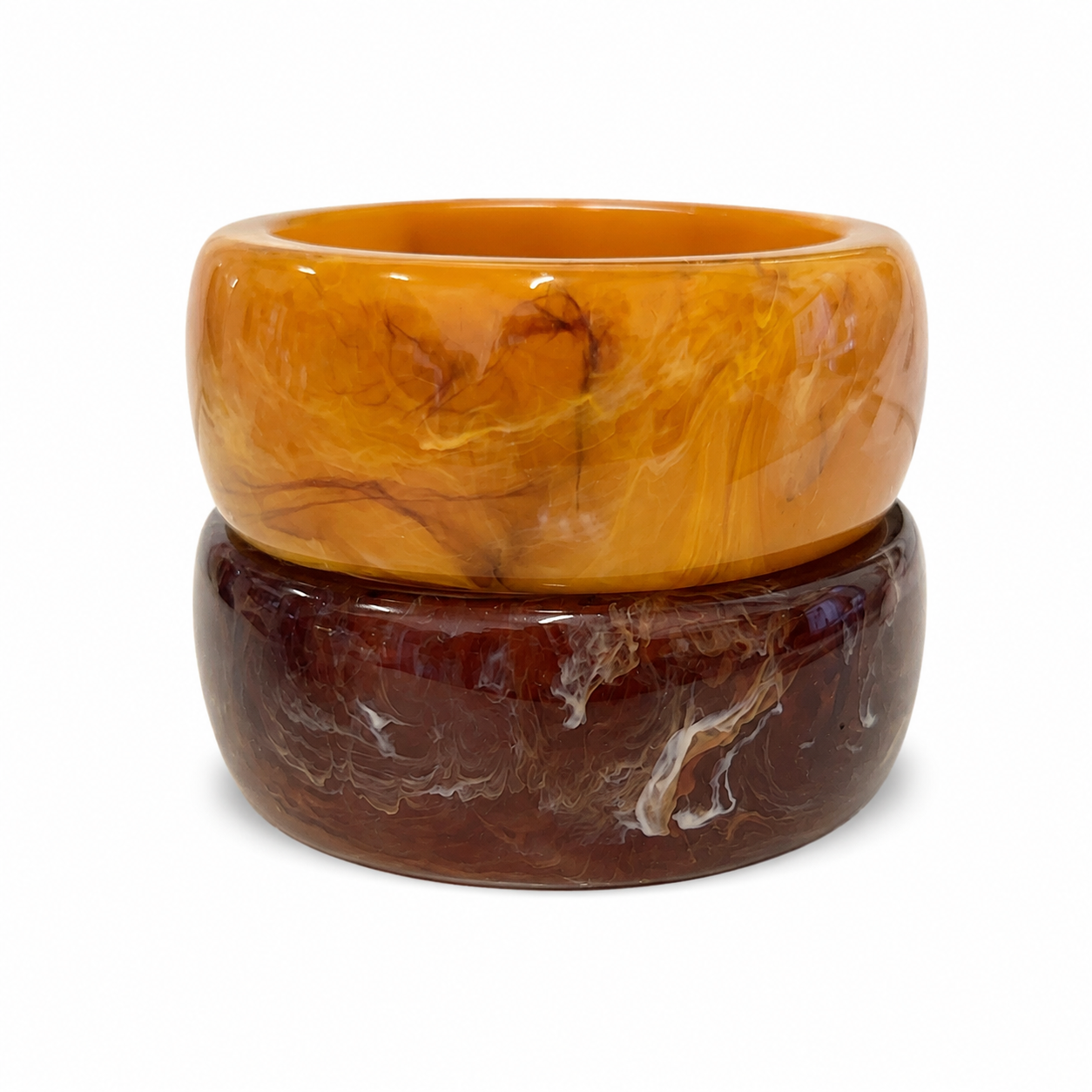 MARBLED RESIN BRACELET