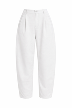 KHAKI BARREL PANT