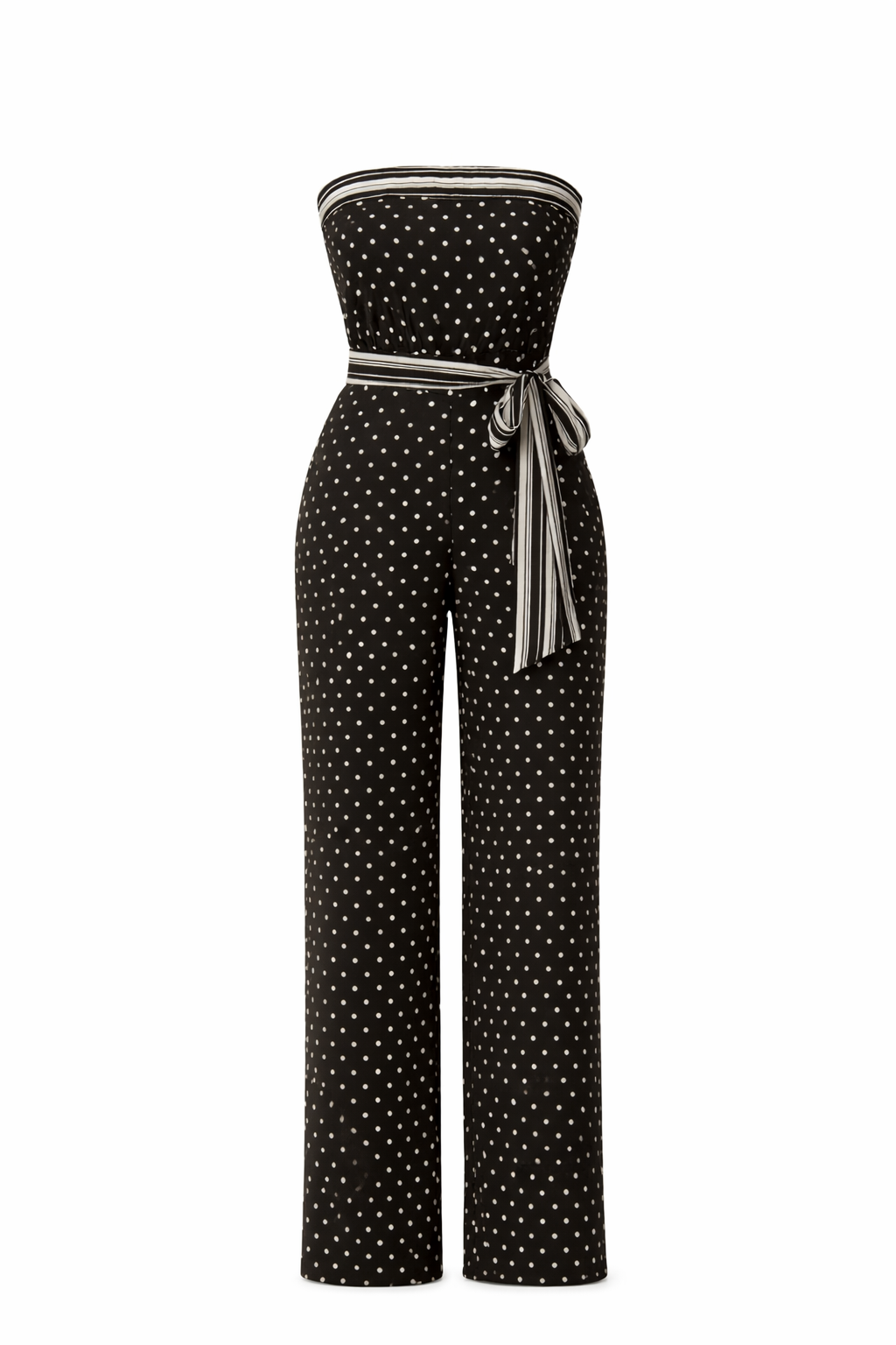 MIDNIGHT POLKA DOT JUMPSUIT