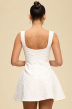 TEXTURED MINI DRESS