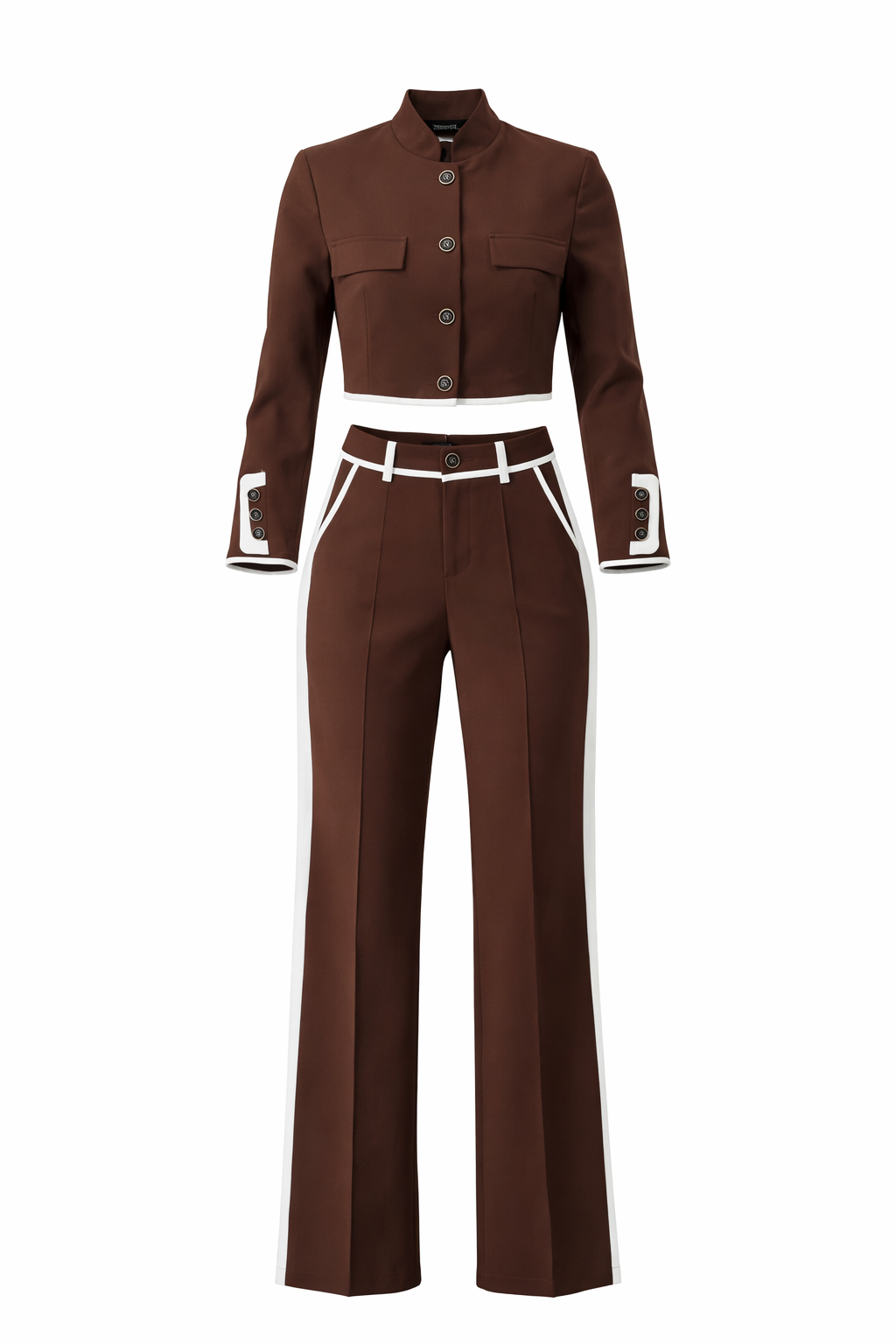 CONTRAST TWO PIECES SET