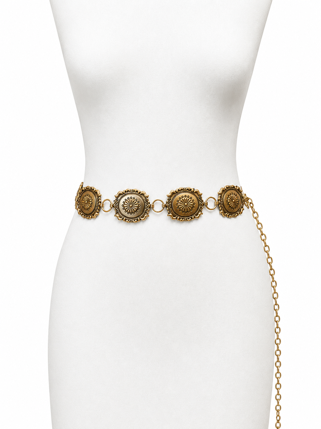 VINTAGE MEDALLION CHAIN BELT