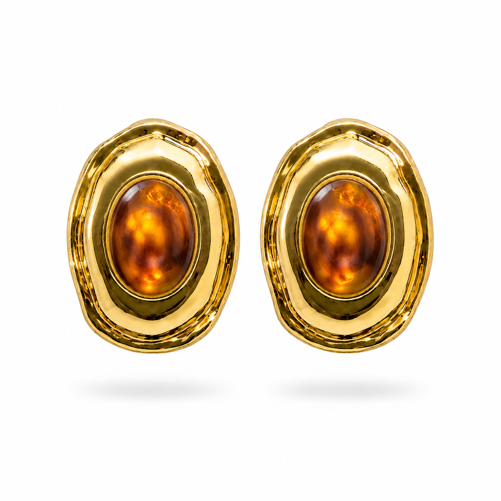 IVORY HALO EARRINGS