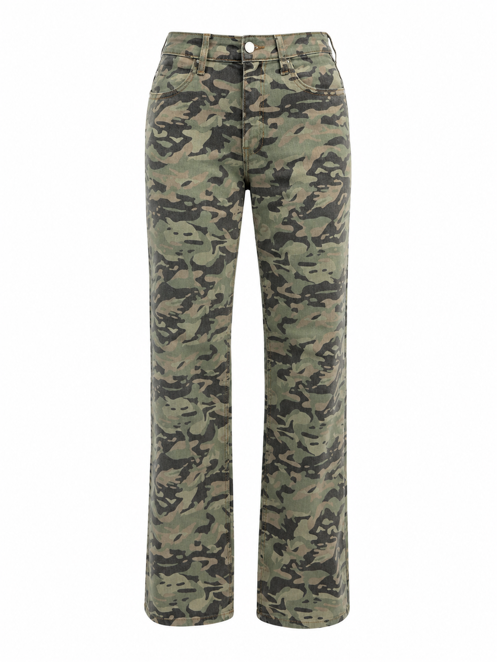 CAMO WIDE LEG JEANS