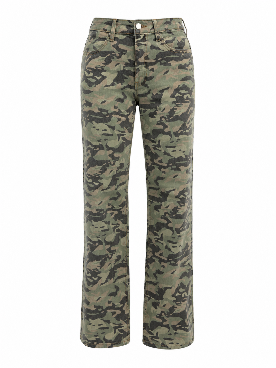 CAMO WIDE LEG JEANS