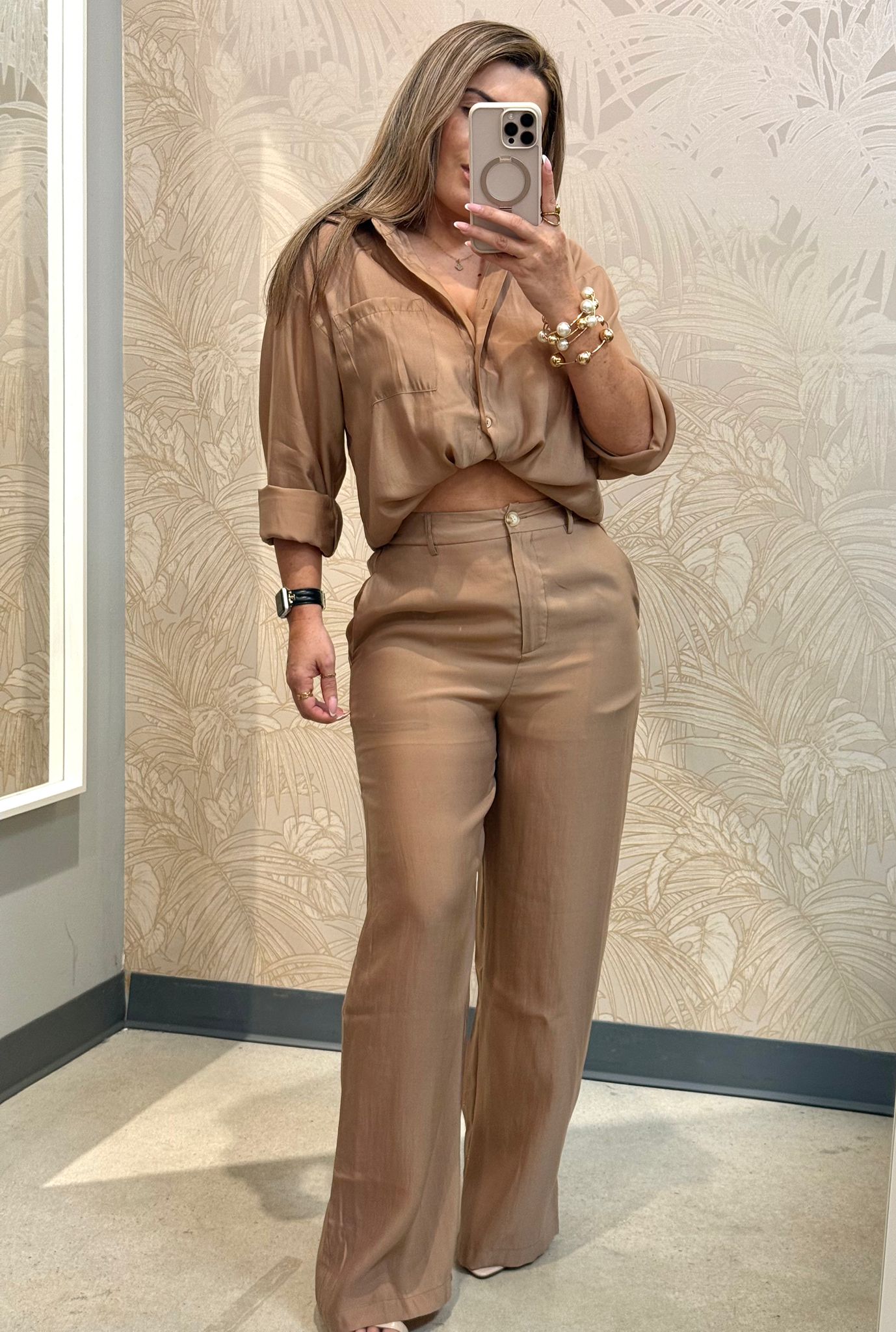 BEIGE & MOCCA TWO PIECES SET