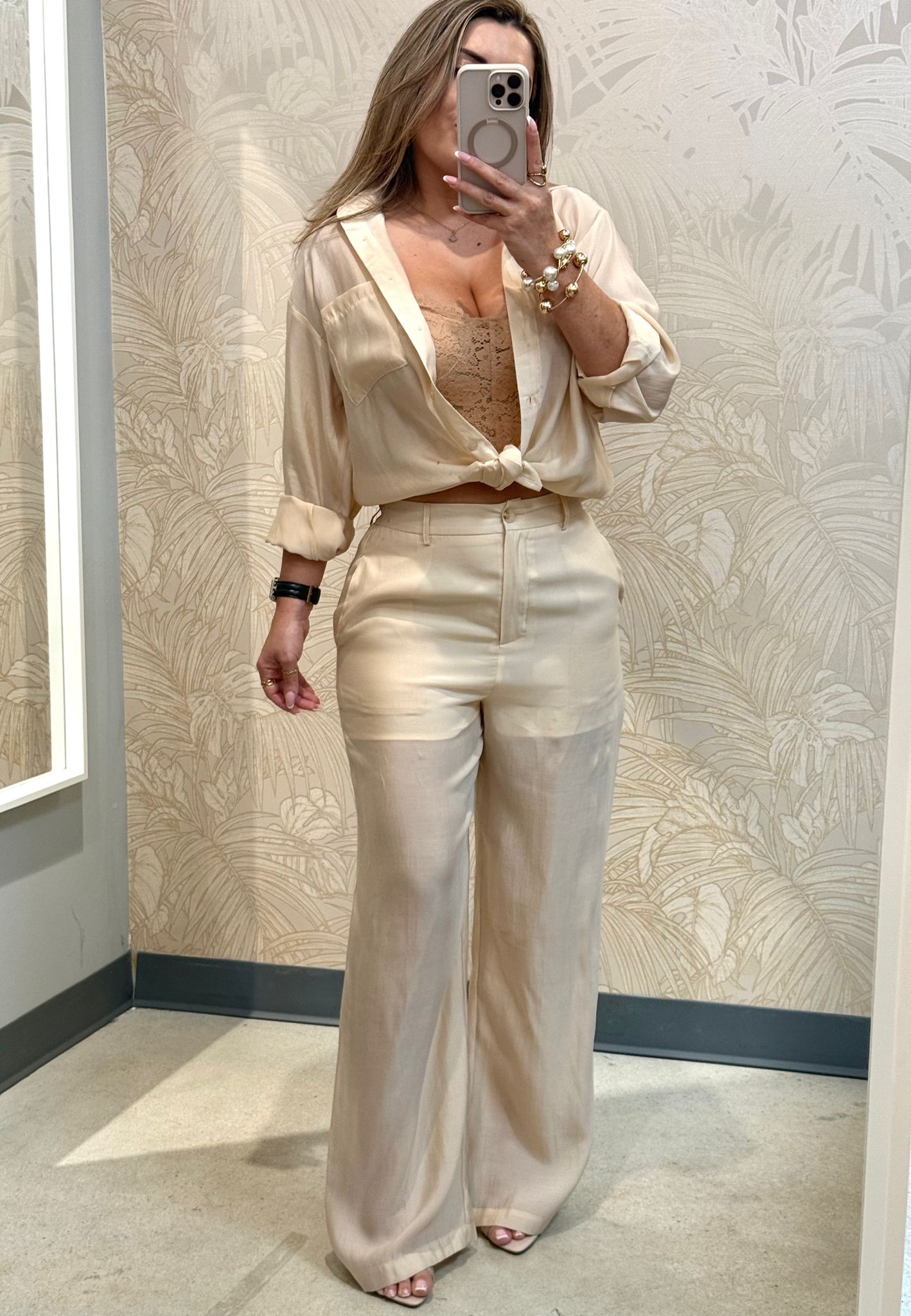 BEIGE & MOCCA TWO PIECES SET