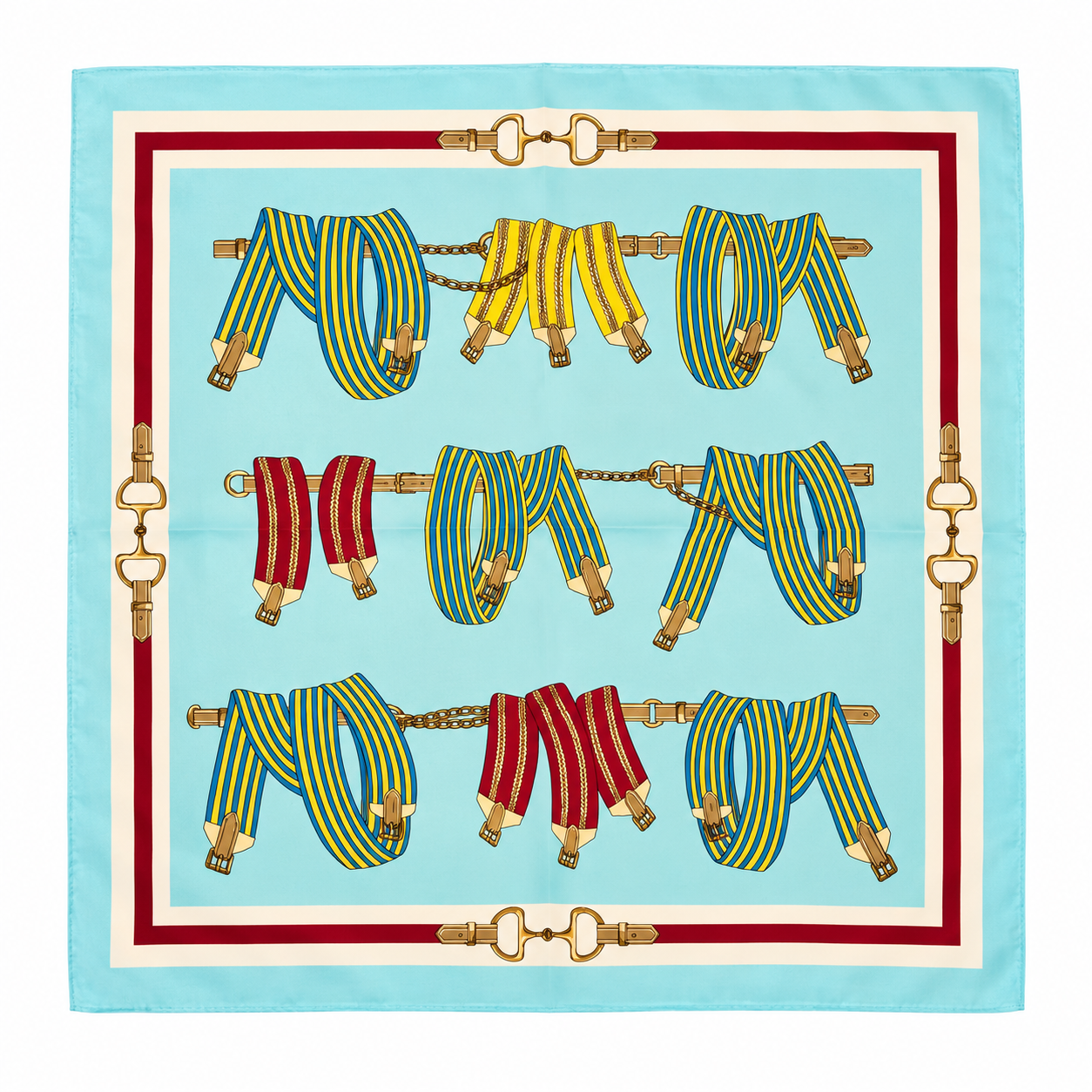 EQUESTRIAN PRINT SCARF