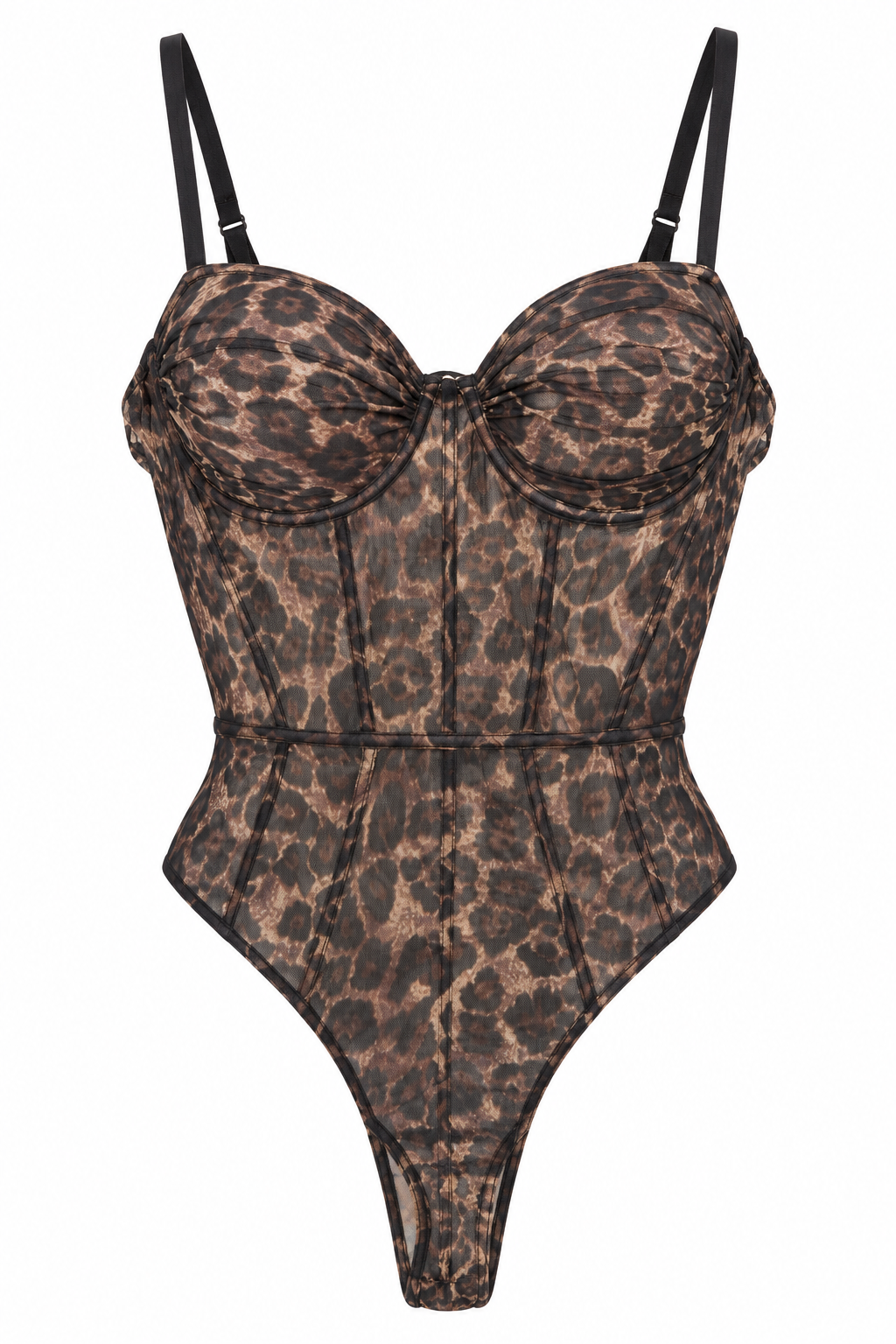 LEOPARD CORSET BODYSUIT