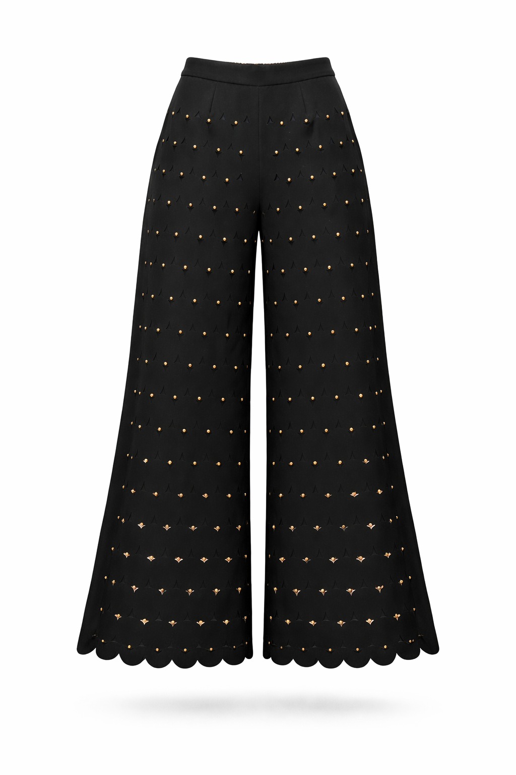 GOLDEN CUT WIDE-LEG PANTS