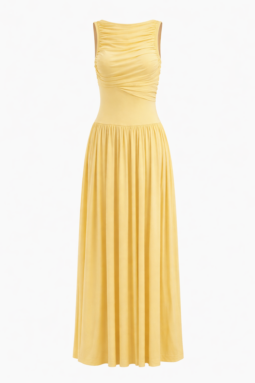 SKY DRAPED MAXI DRESS