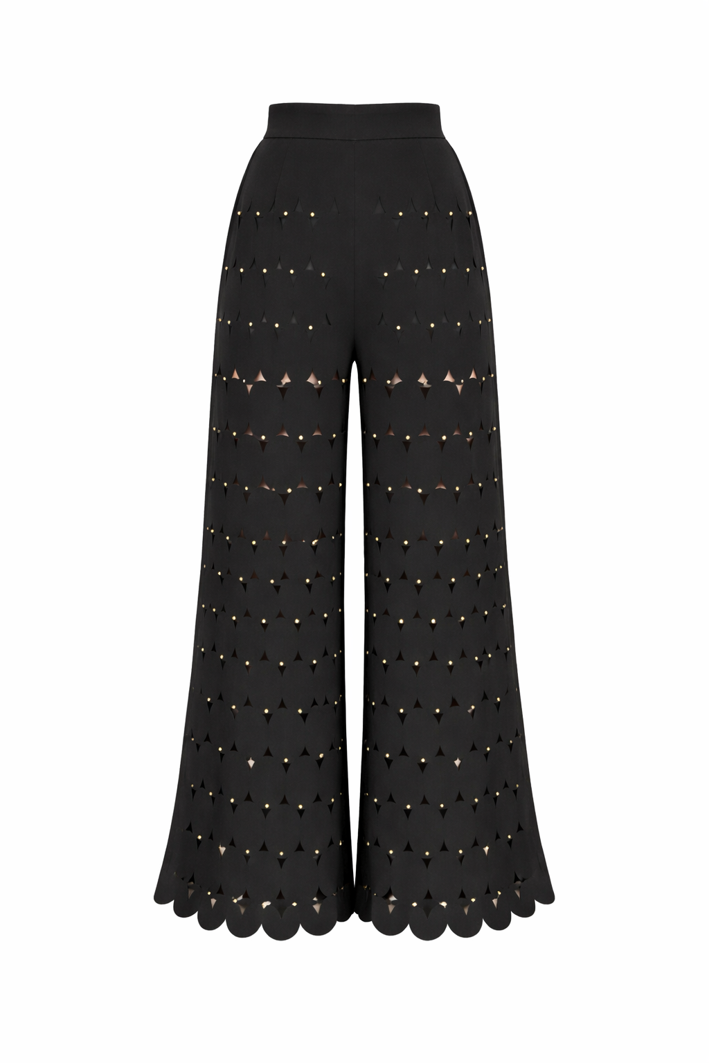 GOLDEN CUT WIDE-LEG PANTS