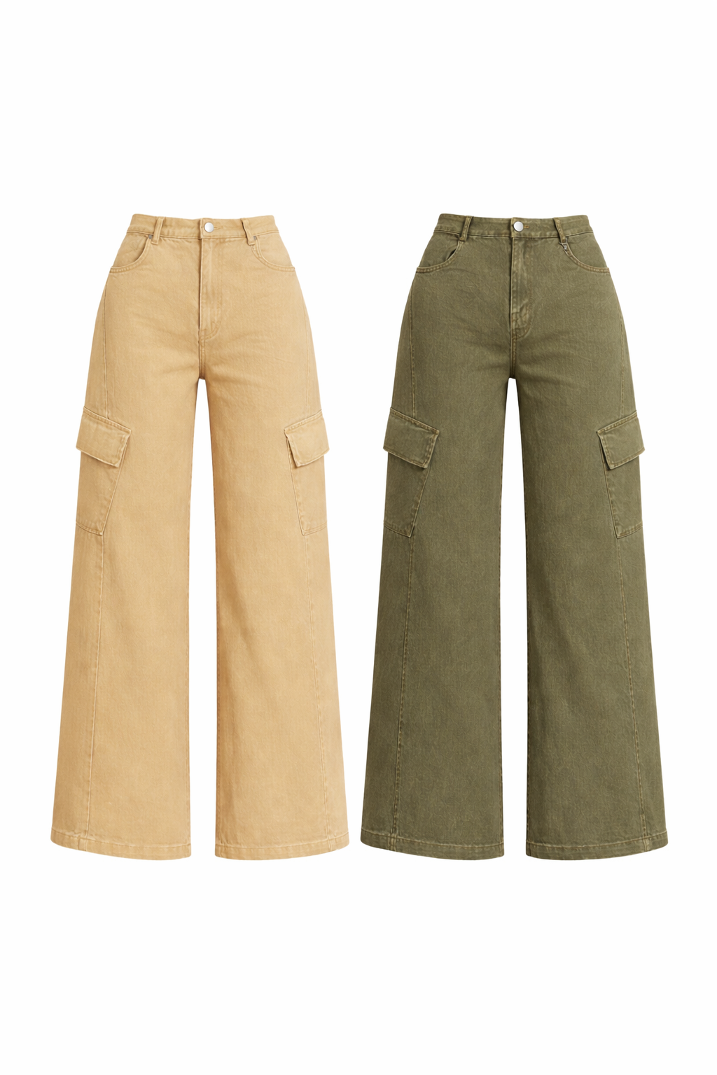 CARGO WIDE LEG PANTS