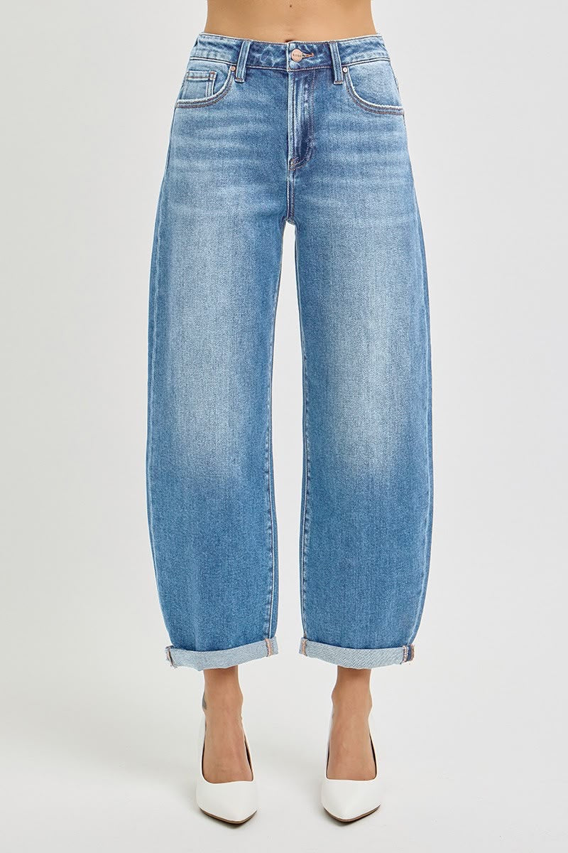 RISEN BARREL JEANS