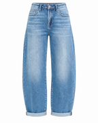 RISEN RELAXED CUFFED JEANS