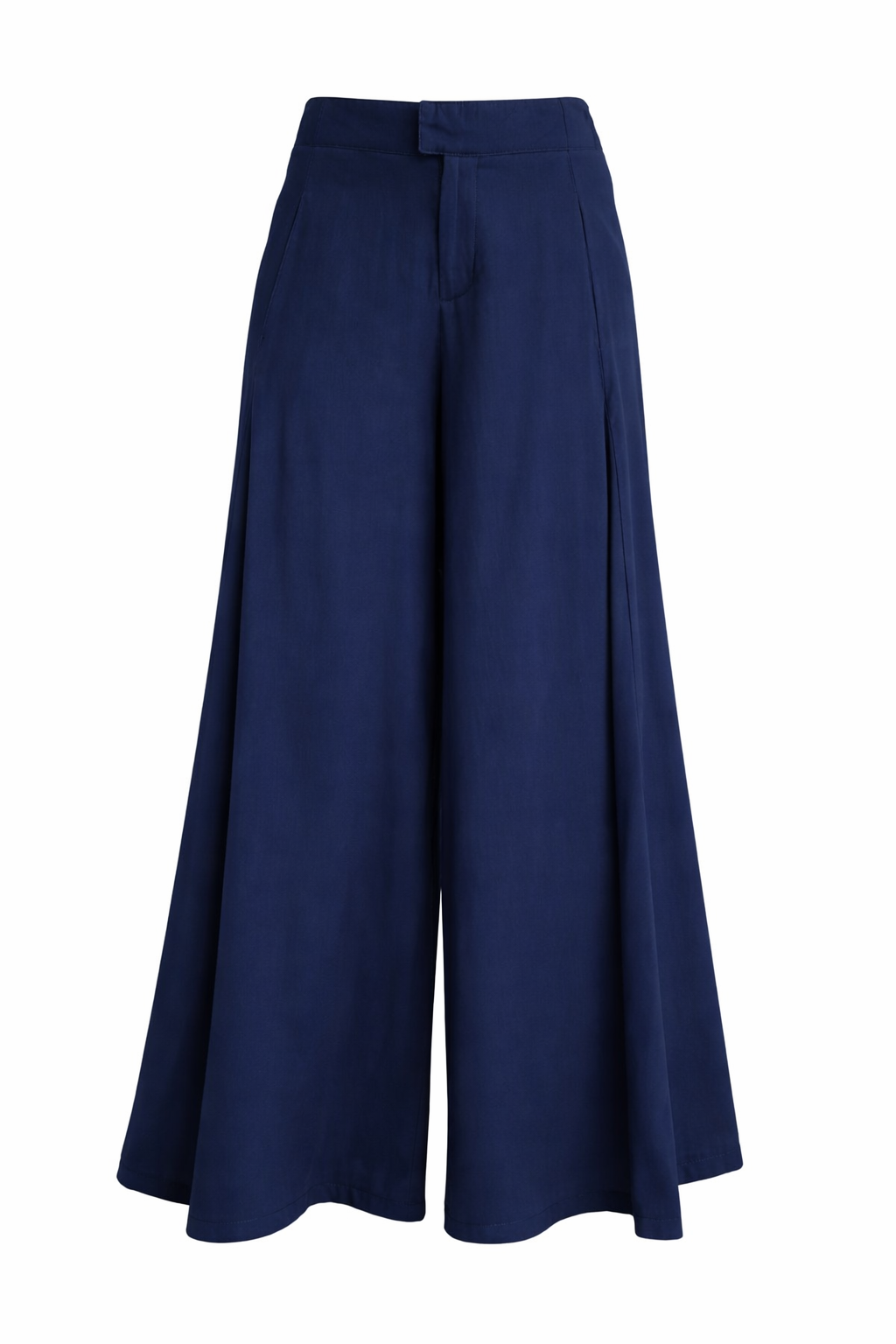 NAVY FLOW PALAZZO PANTS