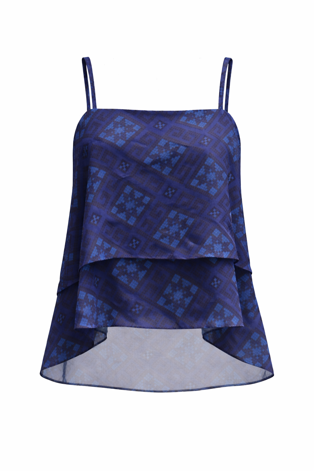 MULTI-WAY NAVY FLOW LAYER TOP