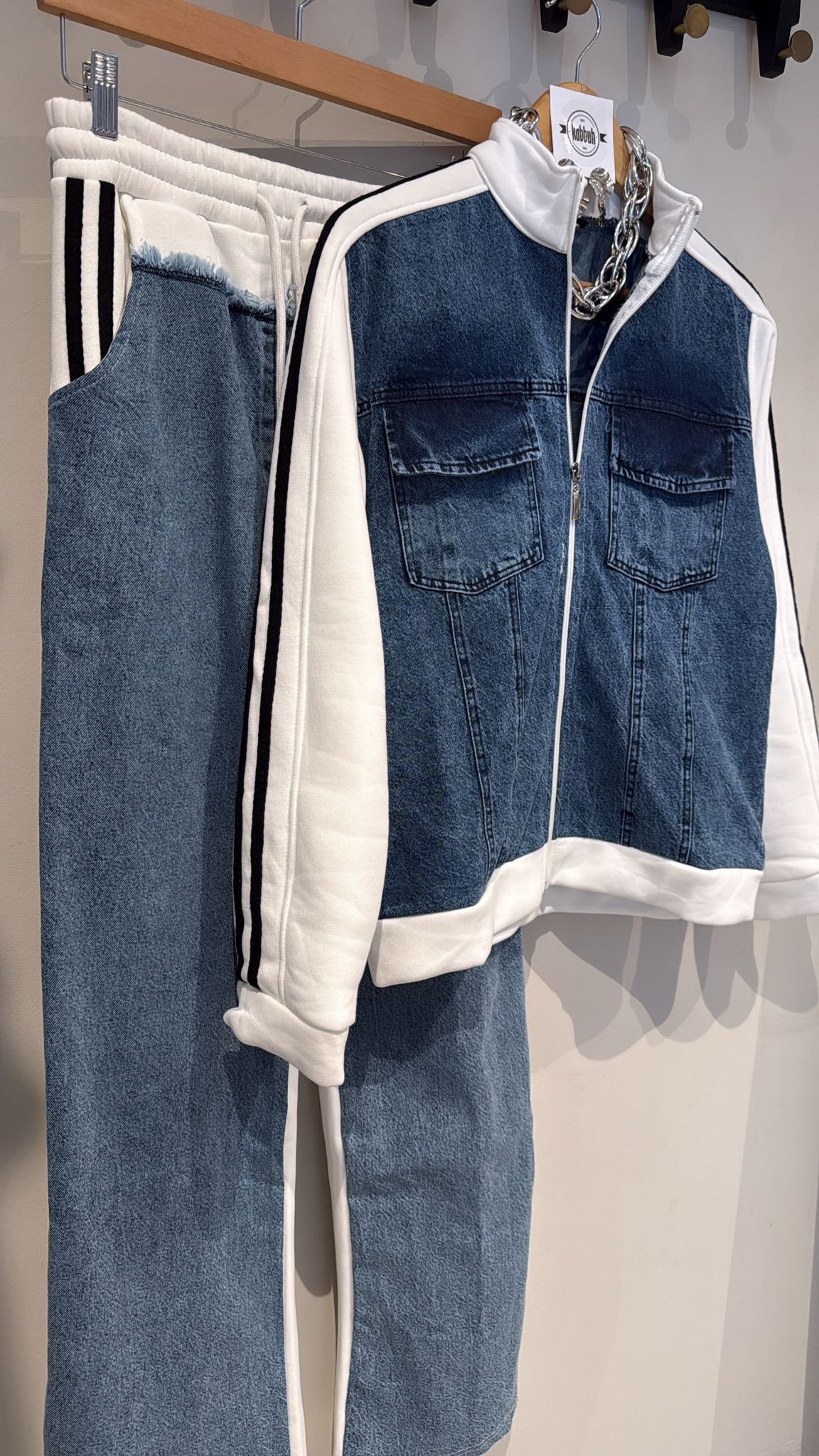 CLARA DENIM TWO PIECES SET