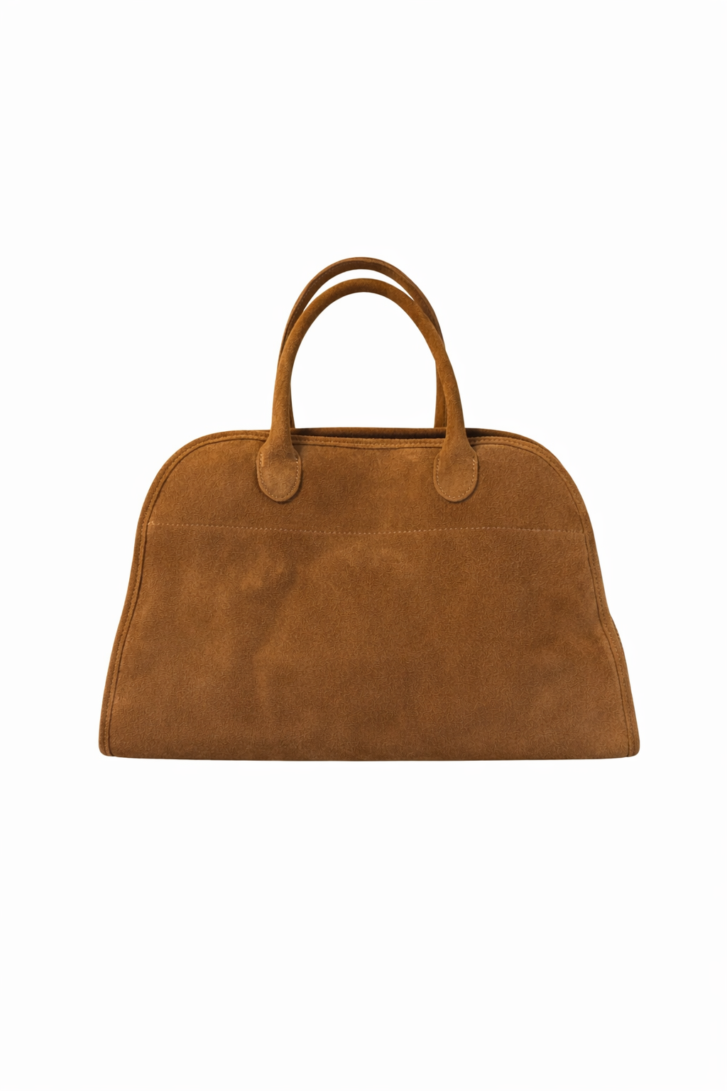 SUEDE BOWLER BAG