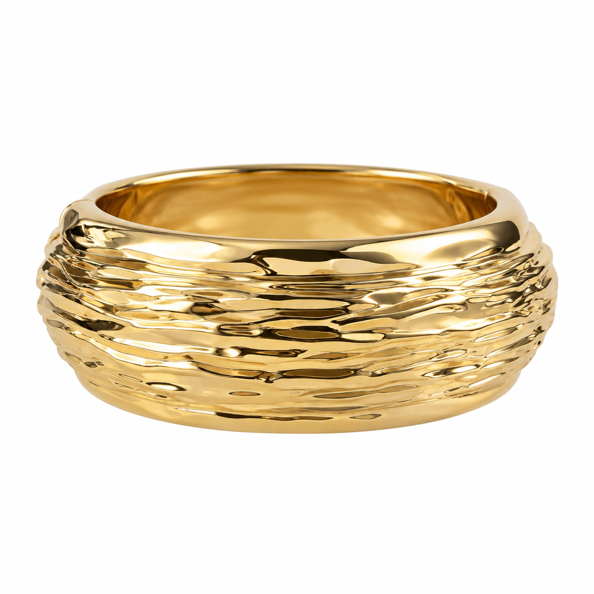 GOLD TEXTURED BANGLE BRACELET