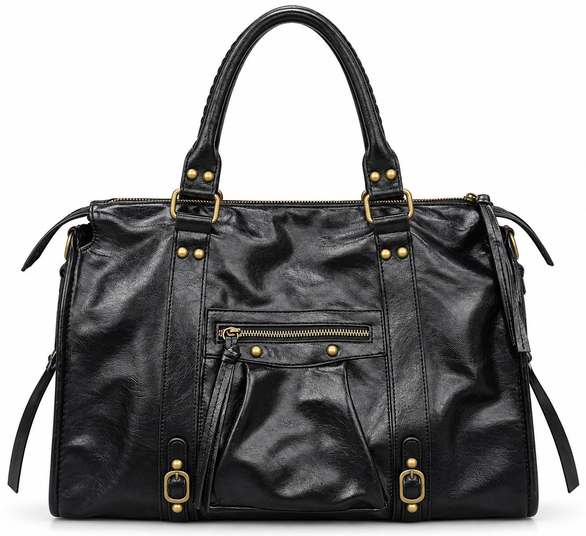 VINTAGE BUCKLE TOTE BAG