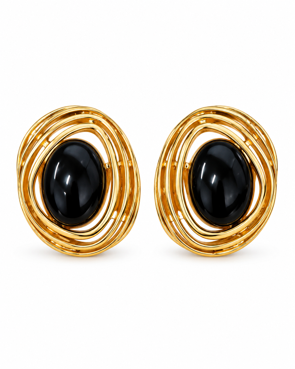 GOLDEN SWIRL EARRINGS