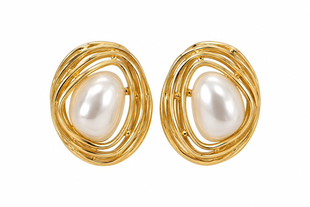 GOLDEN SWIRL EARRINGS